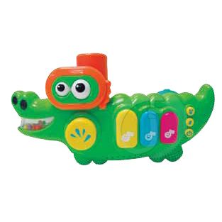 COCODRILO CAIMAN ALLIGATOR PARED BAÑO PARA JUGAR CON AGUA