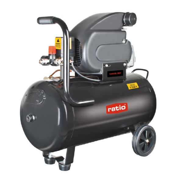 Compresor lubricado Ratio CAM-50/2HP 50 litros