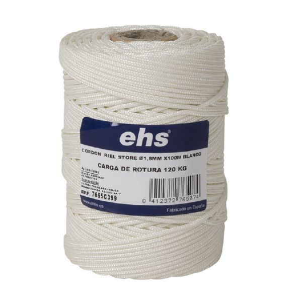 CORDON  RIEL STORE &Oslash;1,8MM X100M BLANCO
