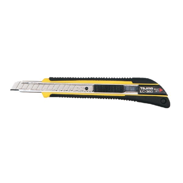CORTADOR "CUTTER" LC-360 CUERPO INOX/ABS BLOQUEO AUTOMÁTICO TAJIMA