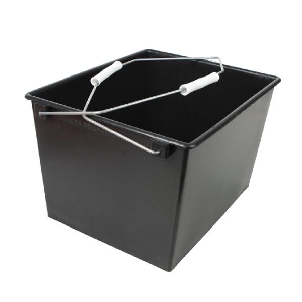 CUBETA PL&aacute;STICO NEGRO 16 L