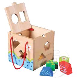 CUBO MADERA FORMAS PRESCHOOL LINE