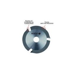 DISCO AMOLADORA D.125MM ESPECIAL CORTE MADERA