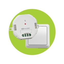 DOM&Oacute;TICA COCO SET INTERRUPTOR EMPOTRABLE + INTERRUPTOR INDIVIDUAL INAL&Aacute;MBRICO 