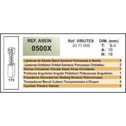 ESCOBILLA VIRUTEX REF.0500X