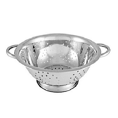 ESCURRIDOR INOX. 24 CM. CON BASE IMF