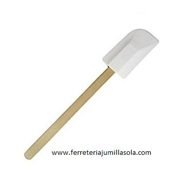 ESPÁTULA PARA REPOSTERIA MANGO MADERA 27.5 METALTEX DOCEFORNO