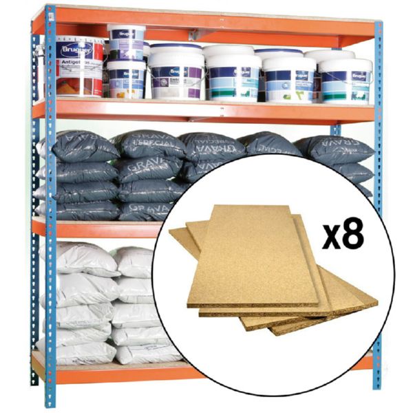 ESTANTERIA KIT MEGA 45/1 (Paquete 1) 4 BANDEJAS 180x45  
