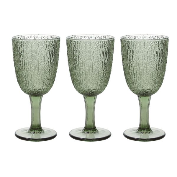 Juego 3 copas Davor Verde