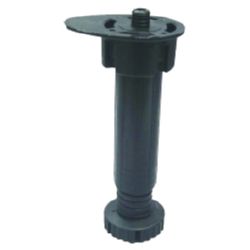 JUEGO 4 PATAS EXTENSIBLES CON BASE ANCLAJE 9,5X14,5 PLASTICO