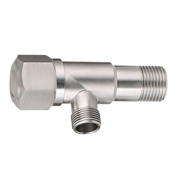LLAVE ESCUADRA ACERO INOX. 1/2-3/4 CERAM