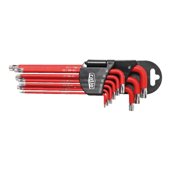 LLAVES TORX MAGNETICO BOLA JGO 9PIEZAS