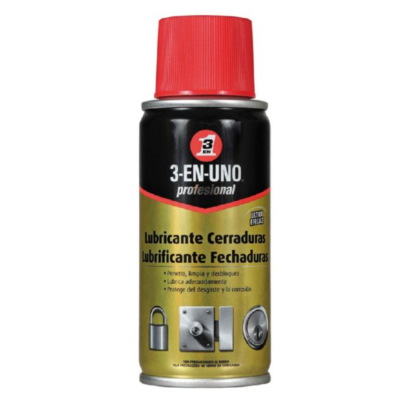 Lubricante de cerradura spray 100 ml.