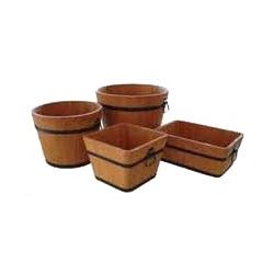 MACETERO MADERA CUADRADO 29X29X22 2 ASAS