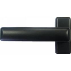 MANUBRIO ALUMINIO LACADO C/ESCUDO NEGRA ALFA JUEGO Y CUADRADILLO DE 8mm