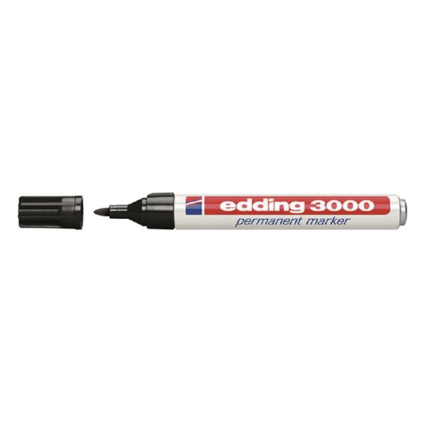 MARCADOR PERM.EDDING 3000 NEGRO