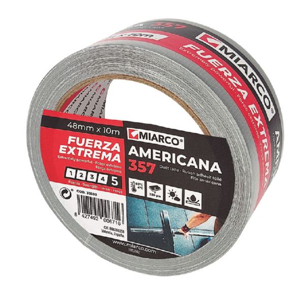 MIARCO AMERICANA GRIS Ref.357 50mmX10m 330 MICRAS