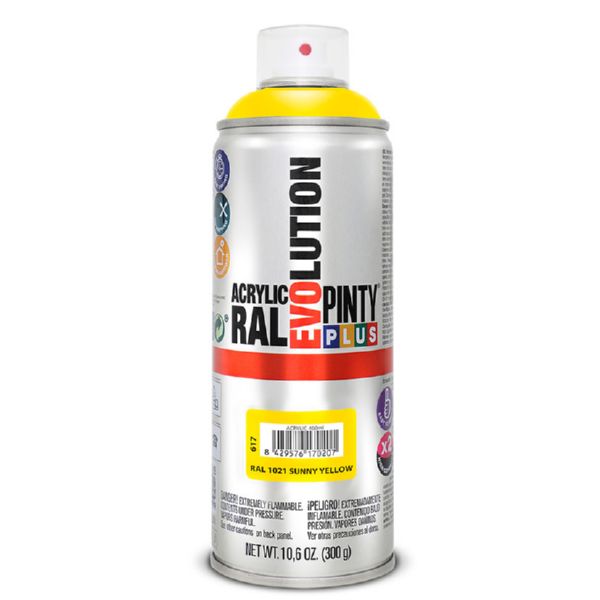 PINTURA SPRAY ACRILICA AMARILLO  40
