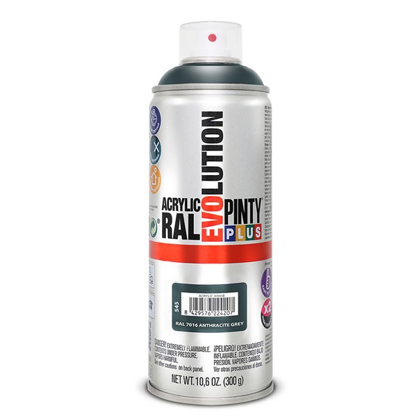 PINTURA SPRAY ACRILICA GRIS ANTRAC