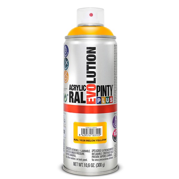 PINTURA SPRAY ACRILICA NARANJA CLA