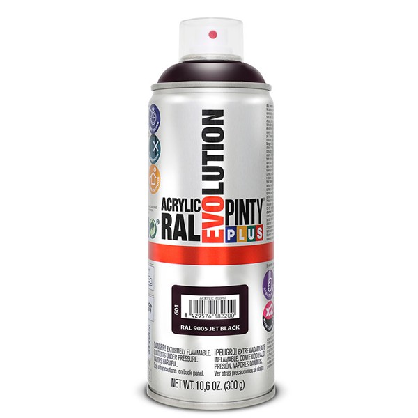 PINTURA SPRAY ACRILICA NEGRO BRILLO
