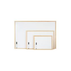 PIZARRA NEGRA 90X60 CON MARCO DE MADERA DE PINO Y ROTULADOR