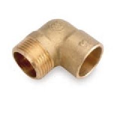 RACOR LATON CODO FIG.92GCU 90&ordm; 15x1/2 MACHO RACOR PIPA SOLDAR