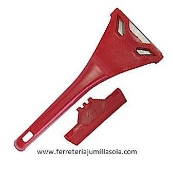 RASCADOR VITROCERAMICA PLASTICO 6cm MANGO ERGONÓMICO