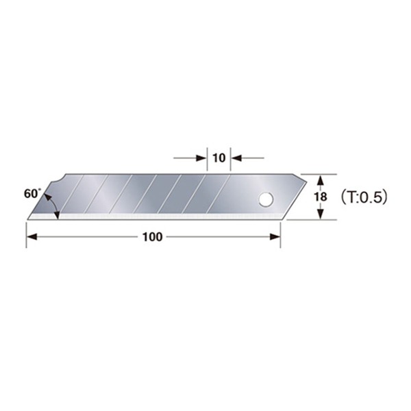 RECAMBIO CUCHILLA CUTTER 18mm