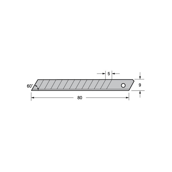 RECAMBIO CUCHILLA CUTTER 9mm