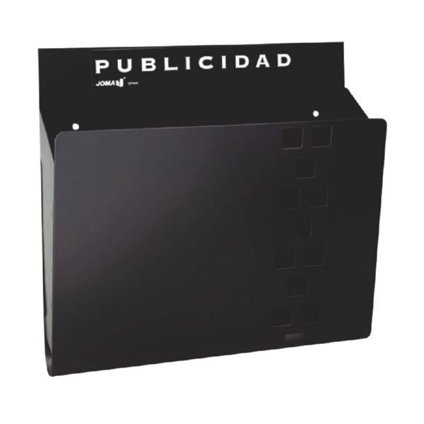 RECOGEPUBLICIDAD ACERO. NEGRO.