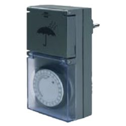 RELOJ PROGRAMADOR 24H EXTERNO IP44 TEMPORIZADOR DIARIO PROGRAMABLE
