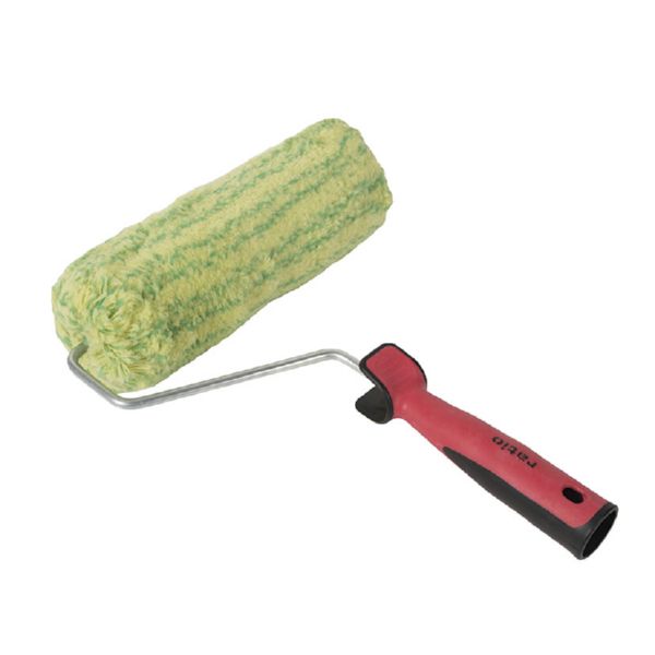 Rodillo hilo verde especial fachadas &Oslash; 60 mm,  22cm mango bimaterial