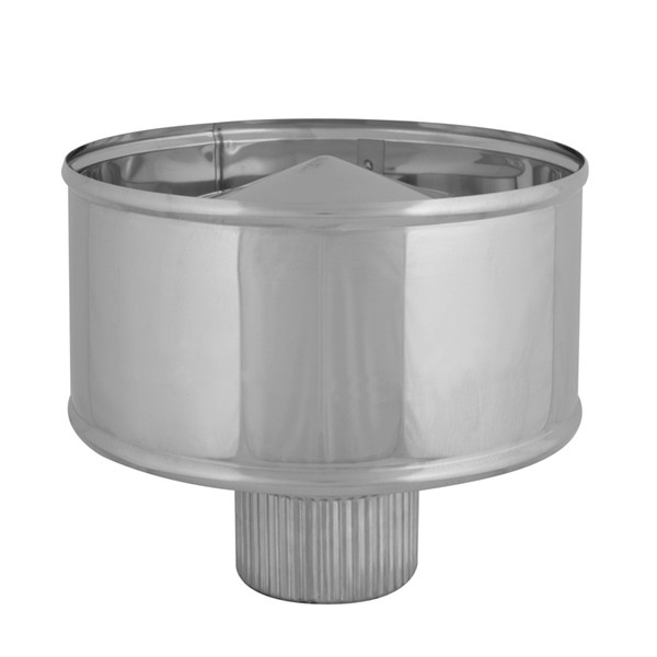 SOMBRERO ESTUFA PELLET INOX316 L.&Oslash;8