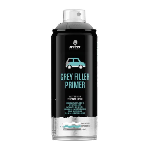 SPRAY MONTANA MTN 400ml IMPRIMACI&Oacute;N GRIS APAREJO