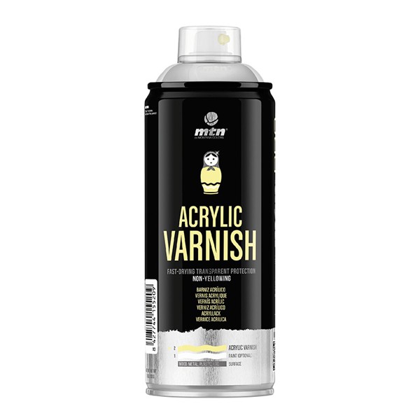 SPRAY MONTANA MTN PRO BARNIZ ACRILICO SATINADO 400ml