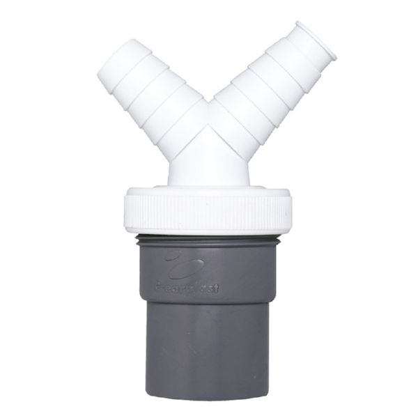 TOMA AUXILIAR DOBLE PVC M 40mm