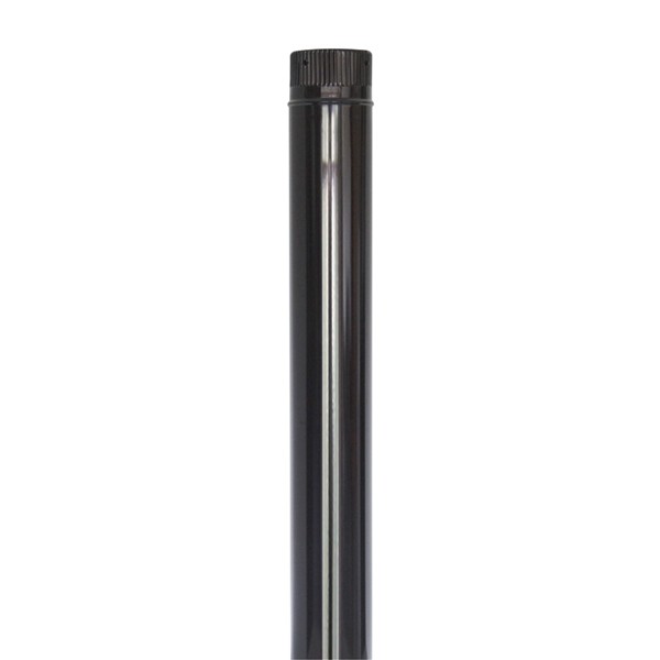 TUBO ESTUFA VITRIF NEGRO 1 M . &Oslash; 10