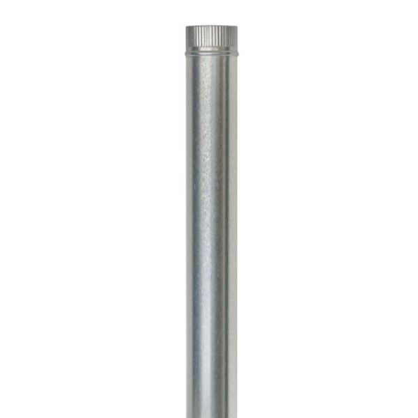 TUBO LISO GALVANIZADO 1 M.RIZADO &Oslash;110 MM