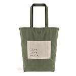 Bolsa de algod&oacute;n con bolsillo
