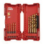 ESTUCHE 10 BROCAS HSS-G TIN