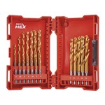 ESTUCHE 19 BROCAS HSS-G TIN