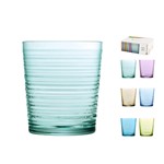 VASOS COLOR GRANADA 41 CL. 6 UNID. PENGO