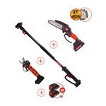 KIT MOTOSIERRA + TIJERA 2 BATERIAS 2.0Ah