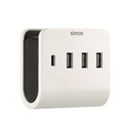 ADAPTADOR 3 USB A + USB C SIMON