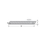CUCHILLA LCB-30 100 UDS. TAJIMA