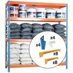ESTANTERIA KIT MEGA 45/2 (Paquete 2) 4 PERFILES 200