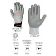 GUANTE DYNEEMA&reg; ANTICORTE T-10 GRIS CON PU EN PALMA