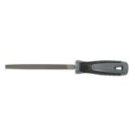 LIMA TRIANGULAR 150MM ENTREFINA MANGO  PL&Aacute;STICO RATIO PARA HIERRO