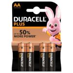 PILA DURACELL PLUS AA LR6 BLISTER 4 PILAS